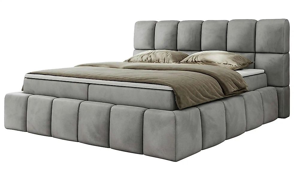 Boxbett mit Bettkasten Nira ¦ grau ¦ Maße (cm): H: 113 Betten > Komfortbett günstig online kaufen