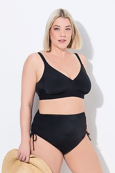 Ulla Popken Bügel-BH Bikini-Slip Raffband Vorderfutter günstig online kaufen