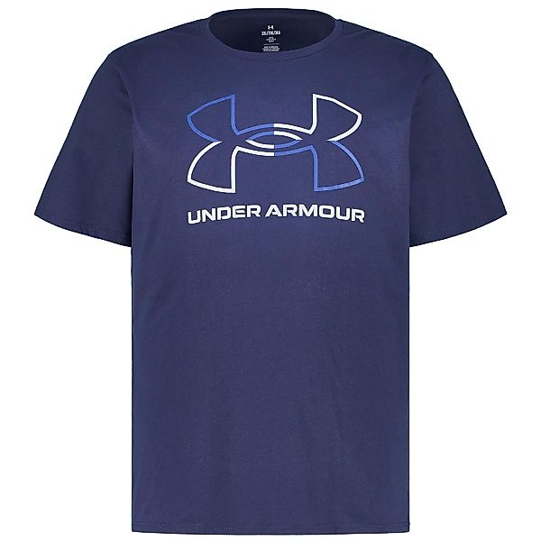 Under Armour T-Shirt aus Baumwollmischung Farbe dunkelblau Größe: 4XL günstig online kaufen