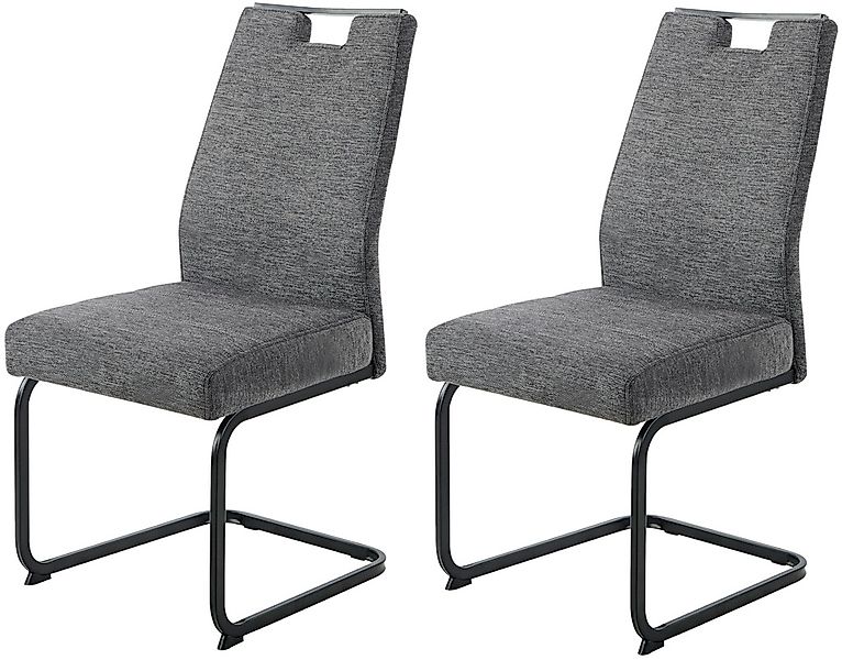 HELA Freischwinger "KERTIN" (Set) 2 Stk.XL Sitzbreite, Griff, Federkorb, 14 günstig online kaufen