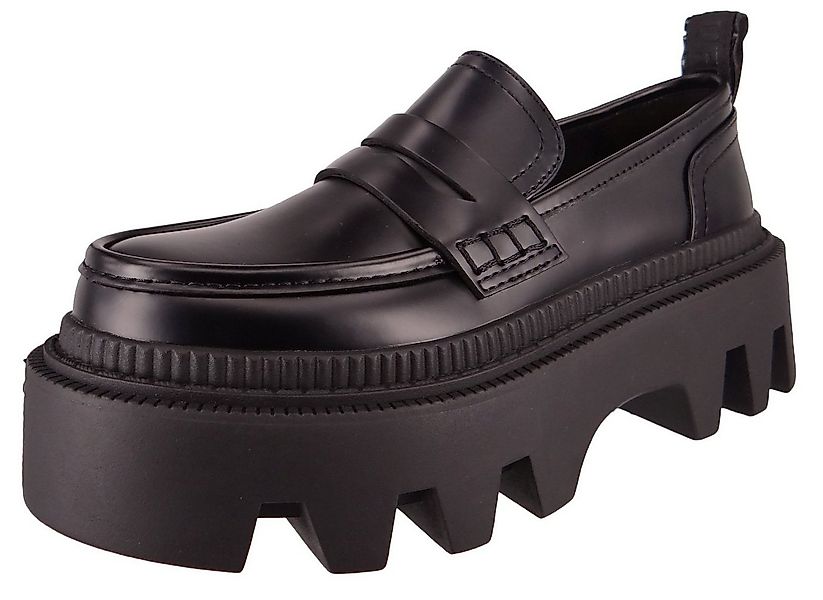 Buffalo 1622355 Flora Loafer Vegan Black Slipper günstig online kaufen