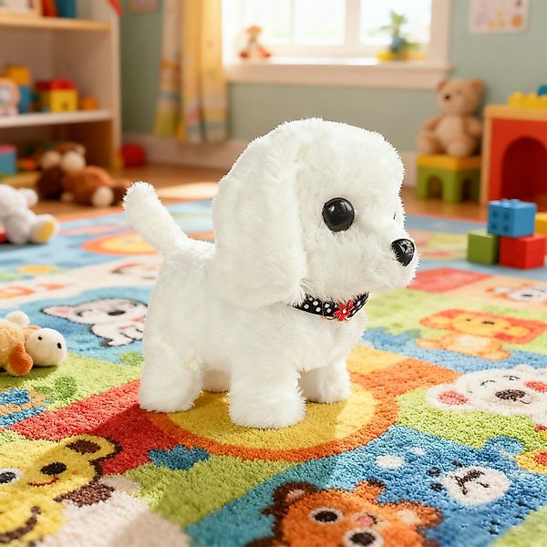 MODFU Plüschfigur Kuscheltier Interaktiver Spielzeughund Haustier günstig online kaufen