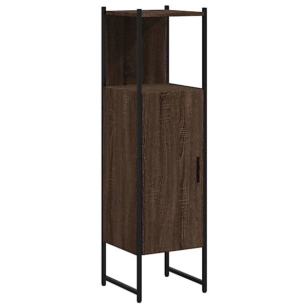 vidaXL Badschrank Braun Eichen-Optik 33x33x120,5 cm Holzwerkstoff 842470 günstig online kaufen
