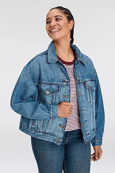 Levi's® Plus Jeansjacke TRUCKER in leichter günstig online kaufen