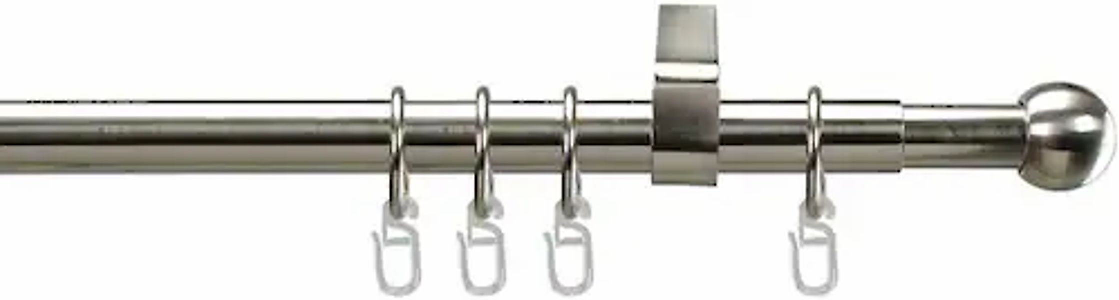 Liedeco Gardinenstange »ausziehbare Kugel« Ø 20 mm 1 läufig-läufig ausziehb günstig online kaufen
