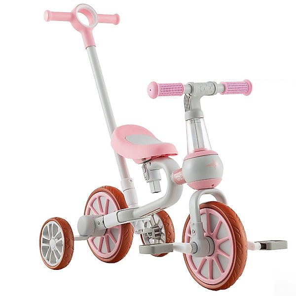 KOMFOTTEU Dreirad Kinder Balance Fahrrad, 4-Rad-Laufrad günstig online kaufen