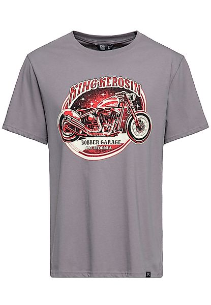 KingKerosin Print-Shirt Bobber Garage (1-tlg) Mit günstig online kaufen