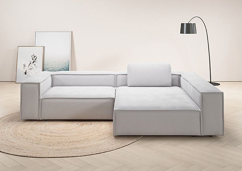 Home affaire Ecksofa »Watertown, moderne XXL L-Form, 306 cm breit« Komforta günstig online kaufen