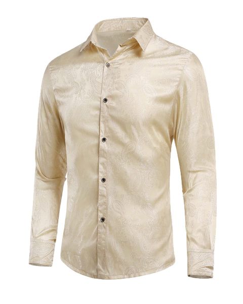 Allthemen Langarmhemd mit floralem Muster Sommerhemd günstig online kaufen