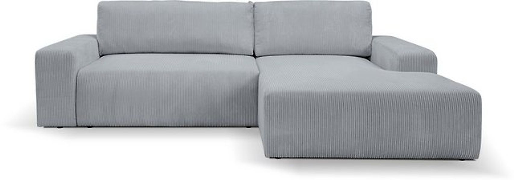 WERK2 Ecksofa "Rotterdam-L, kuschelweiche Trendstoffe Cord und Breitcord, L günstig online kaufen