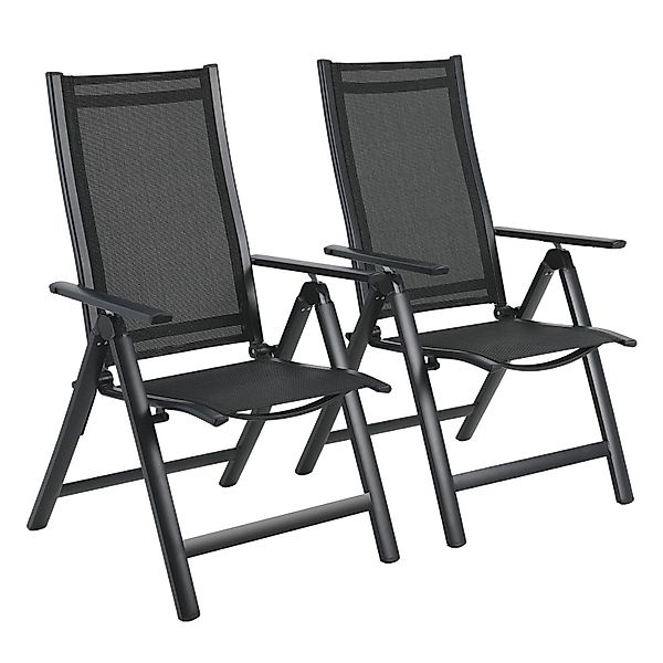 TLGREEN Gartenstuhl Luxus Klappstuhl mit Verstellbarer günstig online kaufen