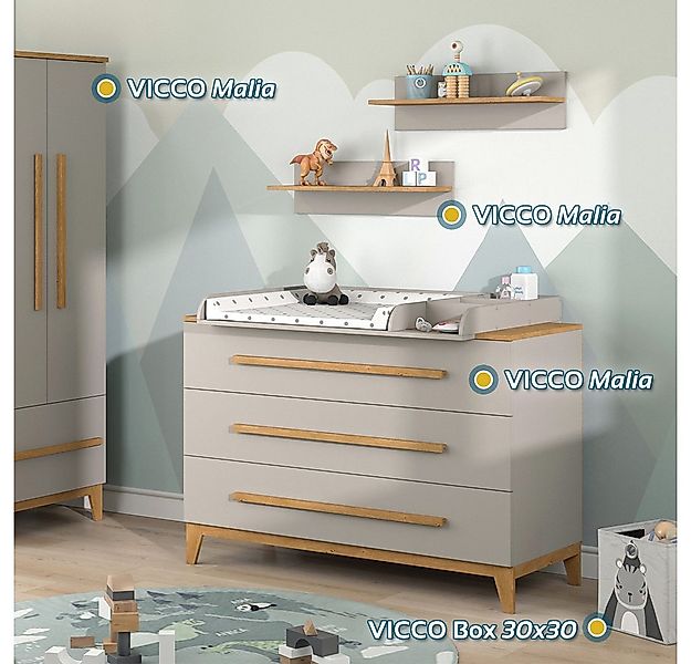 VitaliSpa® Kleiderschrank Malia, Cashmere-Eiche, 70 x 186.8 cm günstig online kaufen