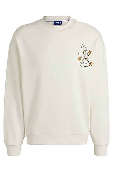 HUGO Blue Sweatshirt Nigotil Unisex, mit großem Rückendruck günstig online kaufen