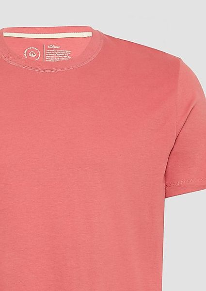 s.Oliver Kurzarmshirt T-Shirt mit Crewneck und günstig online kaufen