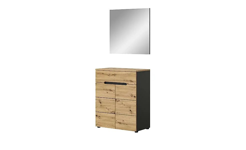 Garderobenkombination  Canu ¦ holzfarben ¦ Maße (cm): B: 80 H: 190 T: 37.0 günstig online kaufen