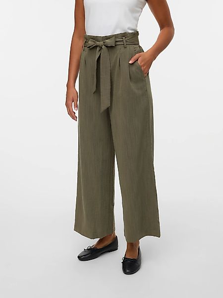 Vero Moda Paperbag-Hose "VMSYDNEY HW PAPERBAG ANKLE PANT NOOS" Materialmix günstig online kaufen
