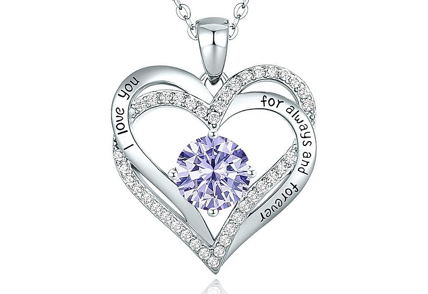 LuxusKollektion Kette und Anhänger Set Halskette Damen 925 Silber Rosegold günstig online kaufen