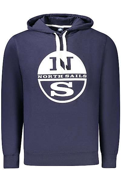 North Sails Sweatshirt Herren Langarm-Kapuzenpullover Blau günstig online kaufen