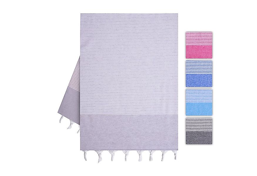 herémood Hamamtuch Luxuriöses Saunatuch, großes Strandtuch, 90x170 cm, vorg günstig online kaufen