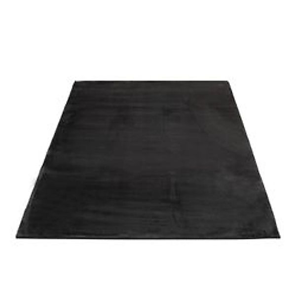 payé Teppich Uni Hochflor Samtweich 120x170 cm Graphite günstig online kaufen