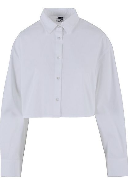 URBAN CLASSICS Klassische Bluse Urban Classics Damen Ladies Cropped Oversiz günstig online kaufen