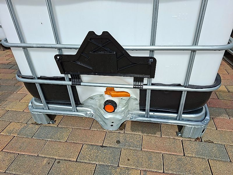 Voxtrade Bewässerungssystem IBC Container Regenwassertank 1000L Metall/PE P günstig online kaufen