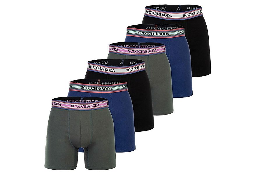Scotch & Soda Boxer Herren Boxershort 6er Pack Baumwolle (Packung, 6er Pack günstig online kaufen