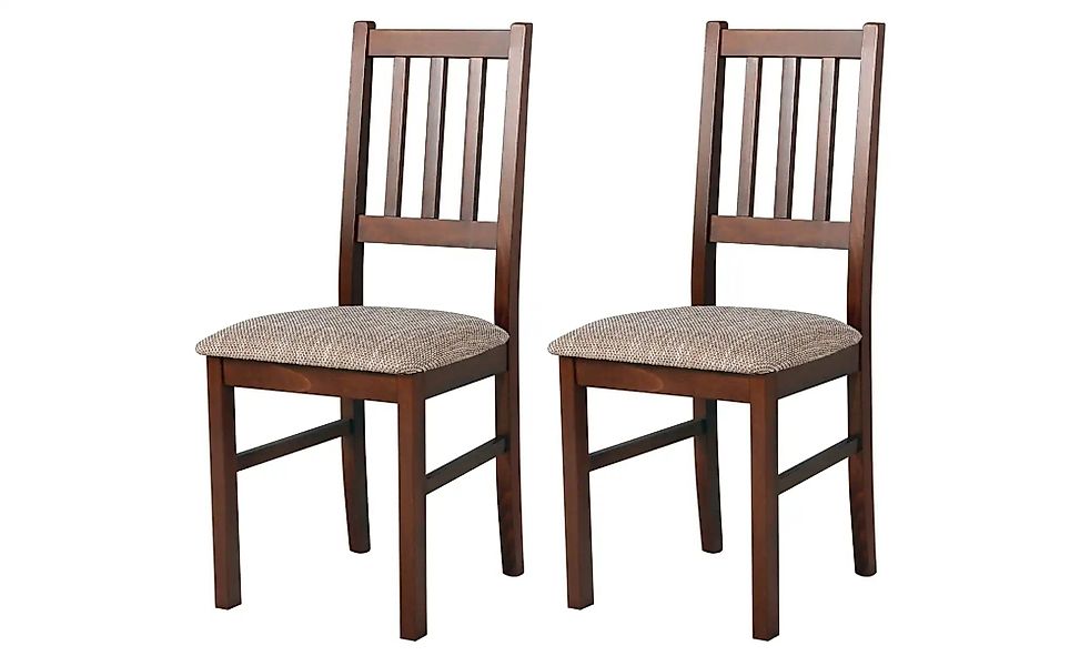 Esszimmerstuhl 2er-Set   ¦ braun ¦ Maße (cm): B: 43 H: 94 Stühle > Küchenst günstig online kaufen