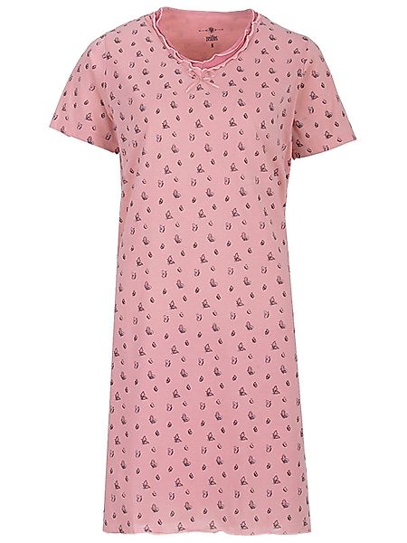 zeitlos Nachthemd Nachthemd Kurzarm - Schmetterling günstig online kaufen