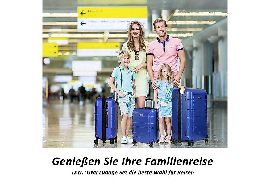 TAN.TOMI Handgepäckkoffer Trolley Hartschalenkoffer Hard Shell Hartschalenk günstig online kaufen