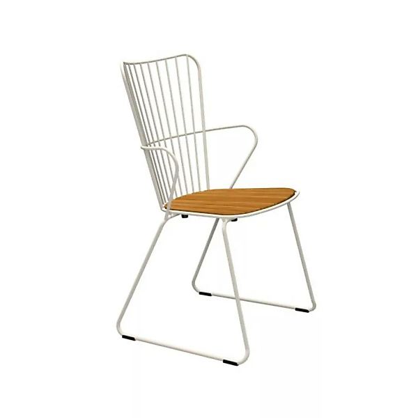 Outdoor Gartenstuhl Dining Chair PAON weiß günstig online kaufen