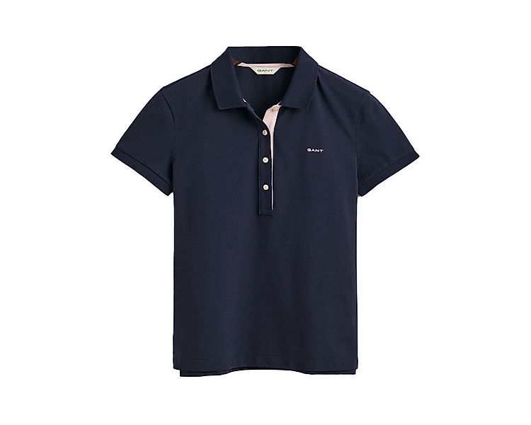 Gant Poloshirt 4200828 Damen Poloshirt Slim Sleeve mit Kontrastkragen günstig online kaufen