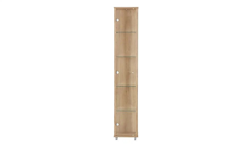 Vitrine  1-türig  BEN ¦ holzfarben ¦ Maße (cm): B: 32 H: 172 T: 33.0 Schrän günstig online kaufen
