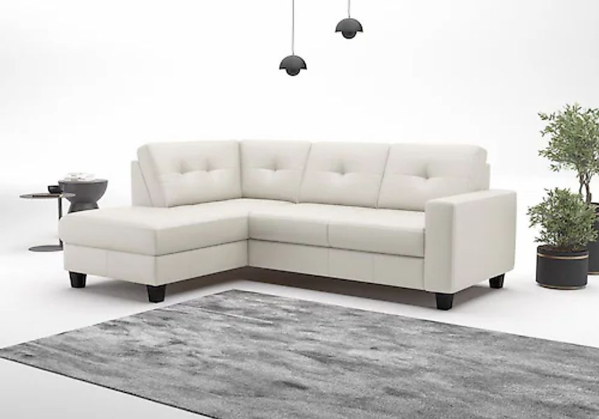 Home affaire Ecksofa »Varese« wahlweise mit Bettfunktion und Bettkasten günstig online kaufen