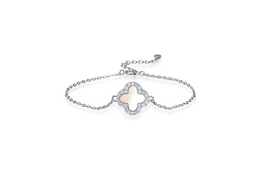 ROUGEMONT Armband Kleeblatt Glücksbringer Armband 925 Sterling Silber 18K G günstig online kaufen