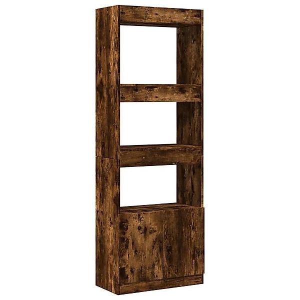 vidaXL Bücherregal Highboard 63x33x180 cm Räuchereiche Spanplatte günstig online kaufen