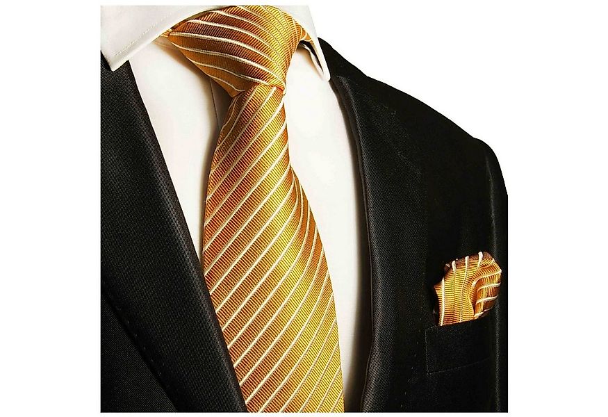 Paul Malone Krawatte Seidenkrawatte und Tuch Herren Schlips modern gestreif günstig online kaufen