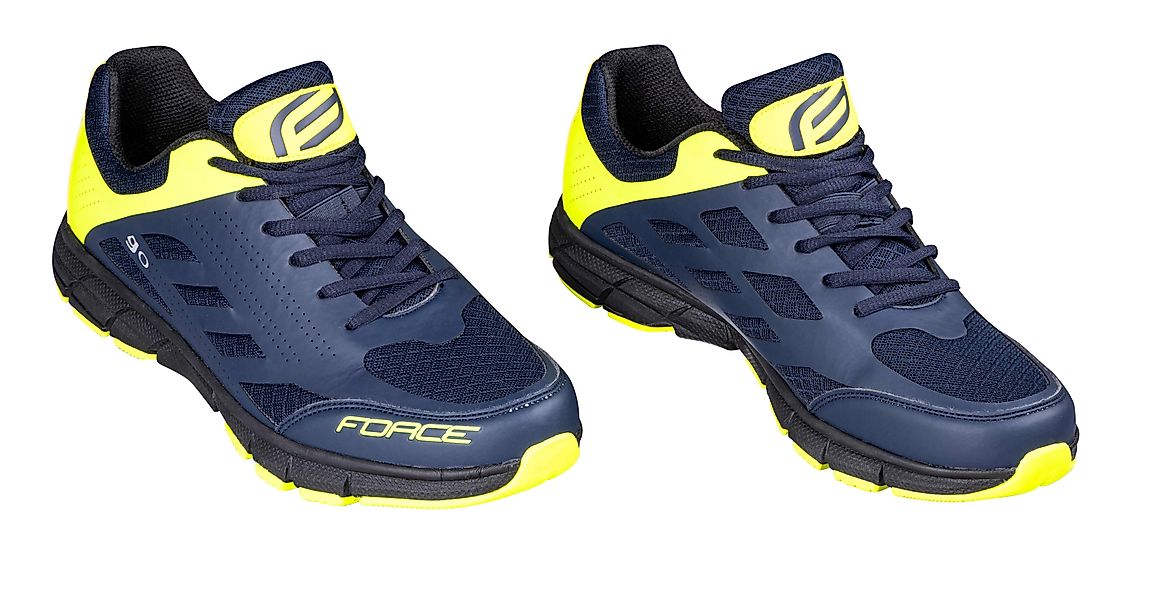 FORCE FORCE Fahrradschuhe GO blau-gelb Fahrradschuh günstig online kaufen