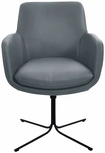 K+W Komfort & Wohnen Drehstuhl »Pego« () filigranem 4-Fuß-Gestell in schwar günstig online kaufen