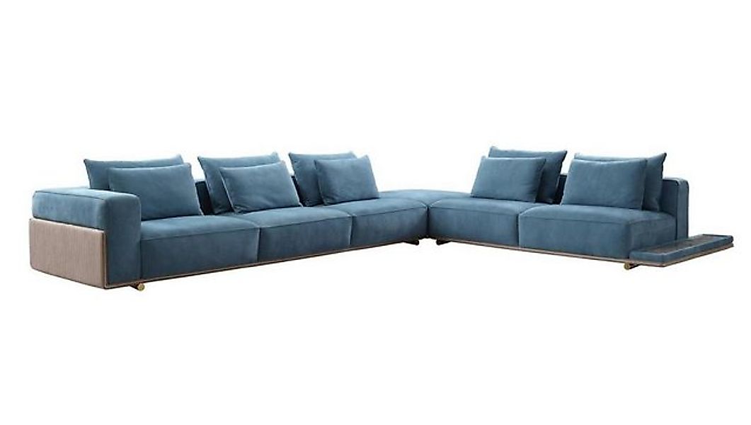 Xlmoebel Ecksofa Neu Luxuriöses Ecksofa in L-Form für das Wohnzimmer mit bl günstig online kaufen