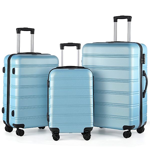 TAN.TOMI Kofferset 3-Tlg ABS Kofferset Rollkoffer günstig online kaufen