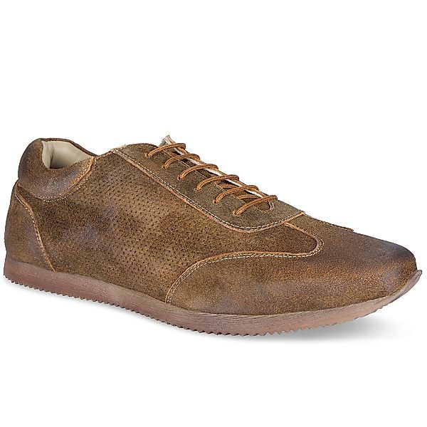 Maddox Trachtensneaker "Lichtenberg" aus Leder Farbe dunkelbraun Größe: 48 günstig online kaufen