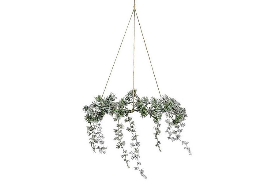Macosa Home Dekokranz Kranz hängend beschneit Ø 40 cm Winterkranz, Kunststo günstig online kaufen