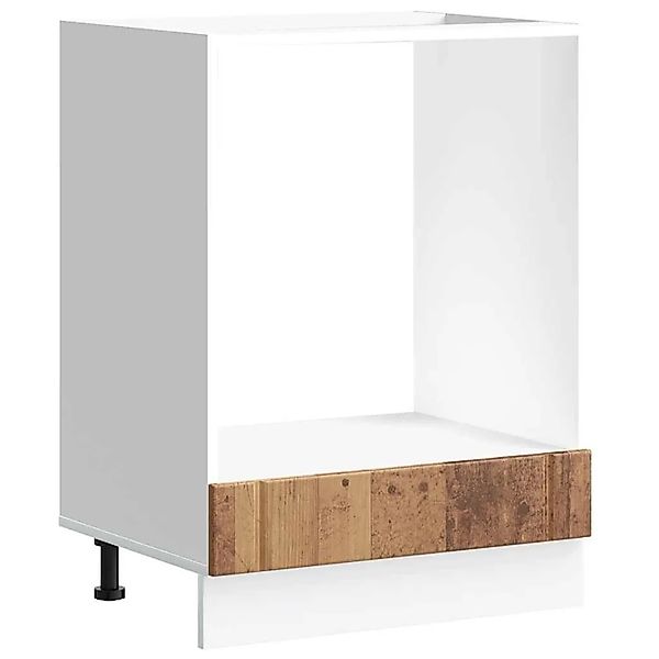 vidaXL Herdumbauschrank Lucca Altholz-Optik Holzwerkstoff 853765 günstig online kaufen