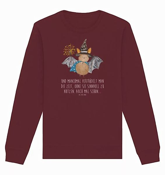 Mr. & Mrs. Panda Longpullover Größe L Fledermaus Zauberer - Burgundy - Gesc günstig online kaufen