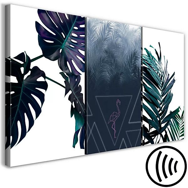 Wandbild Tropische Details - exotische Vegetation mit Grafikmotiv XXL günstig online kaufen