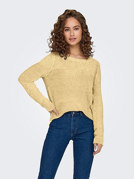 ONLY Strickpullover ONLGEENA XO L/S PULLOVER KNT NOOS mit Rundhalsausschnit günstig online kaufen