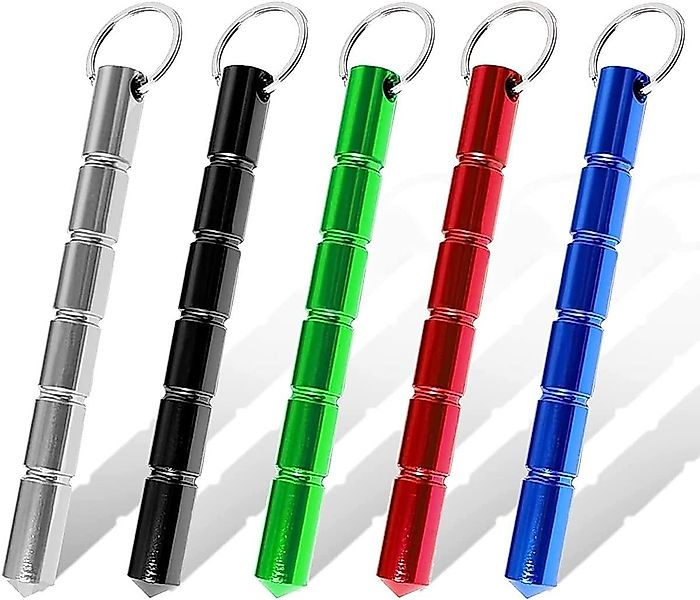FELIXLEO Schlüsselanhänger 5 Stück Self Defense Keychain Selbstverteidigung günstig online kaufen
