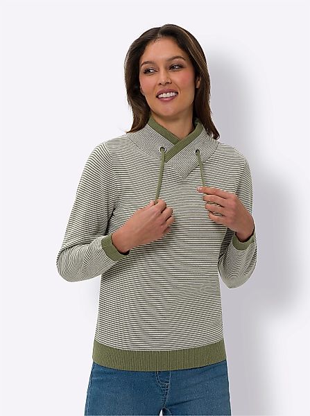 Sieh an! Strickpullover Langarm-Pullover günstig online kaufen