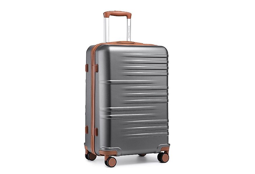 British Traveller Hartschalen-Trolley Reisekoffer Hartschalenkoffer mit 8 S günstig online kaufen